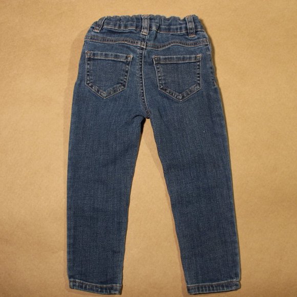 2 Pairs Girl's 3T Skinny Jeans - Picture 7 of 7